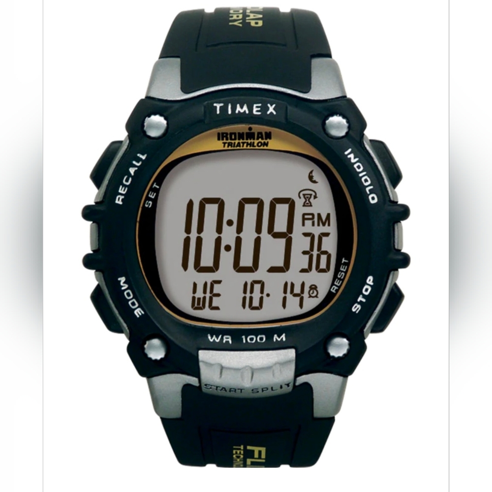 Timex Ironman Black and Silver Digital Sports Watch